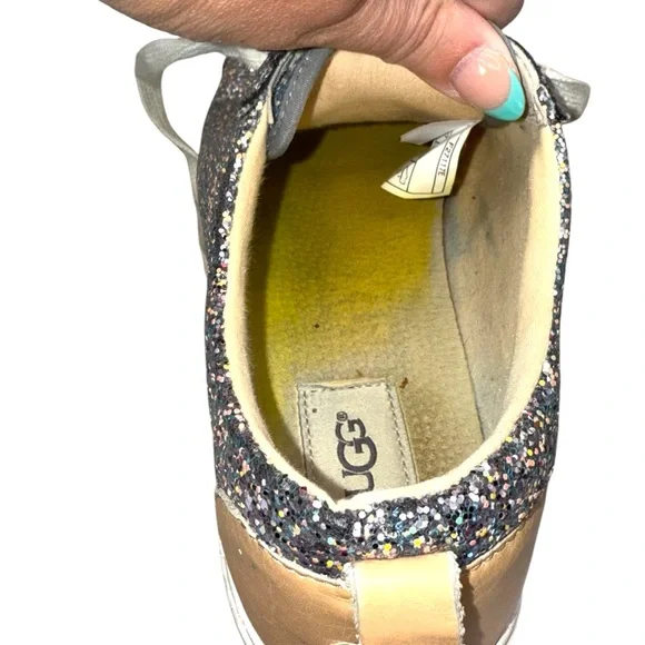 UGG KARINE CHUNKY GLITTER SILVER MULTI SHOES Women’s 10 - Picture 10 of 12